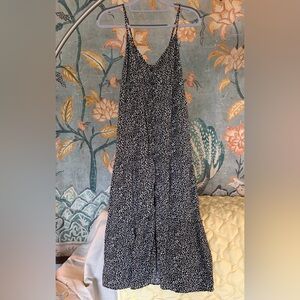 Abercrombie & Fitch Midi Button Down Sleeveless Dress XSP